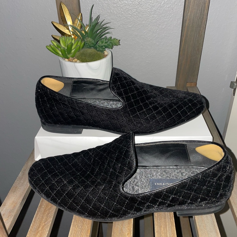 Giorgio Brutini size 9.5 suade diamond loafer